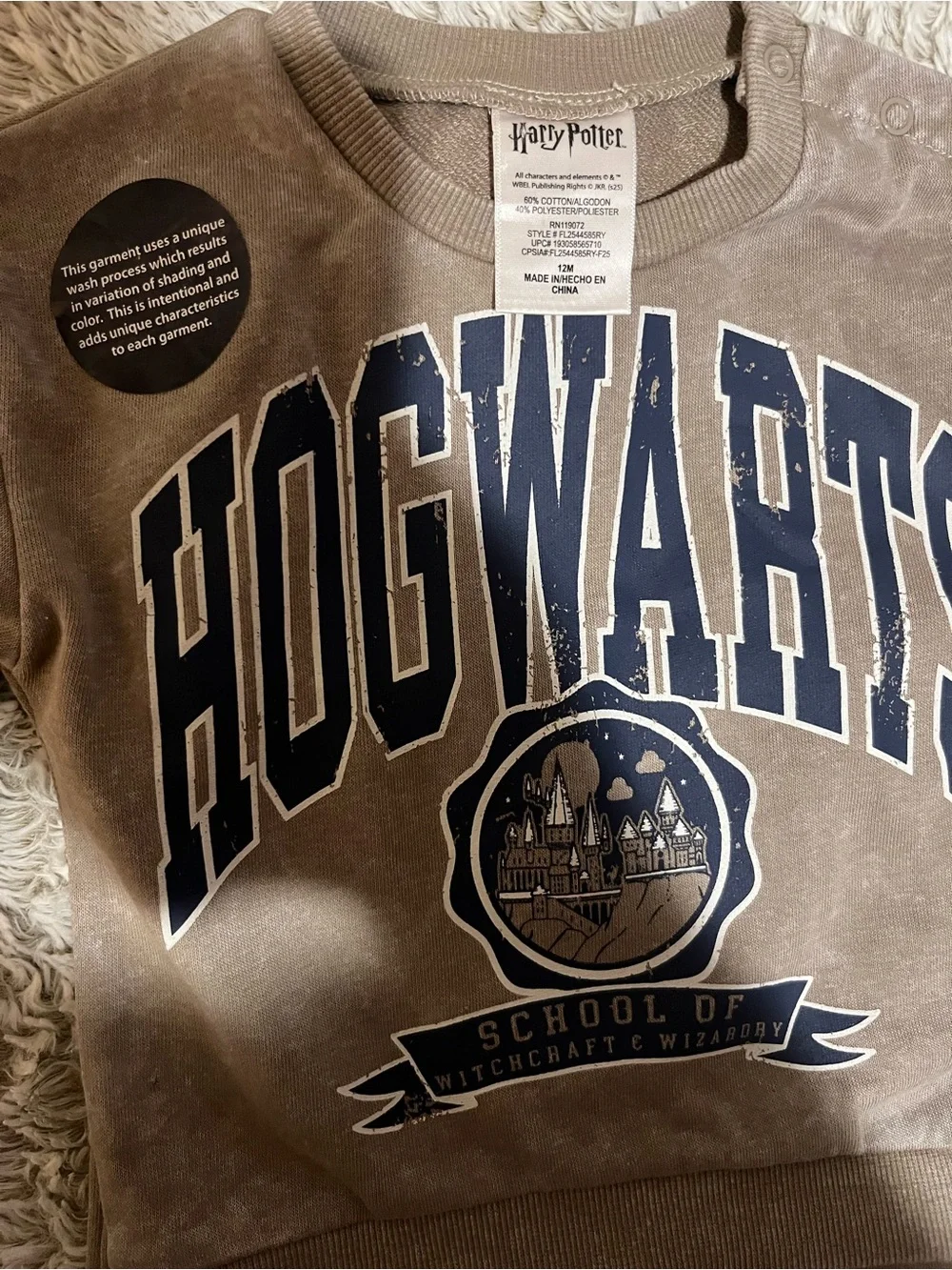 Harry Potter. Kids' Hogwarts 2 piece pants, and sweater set